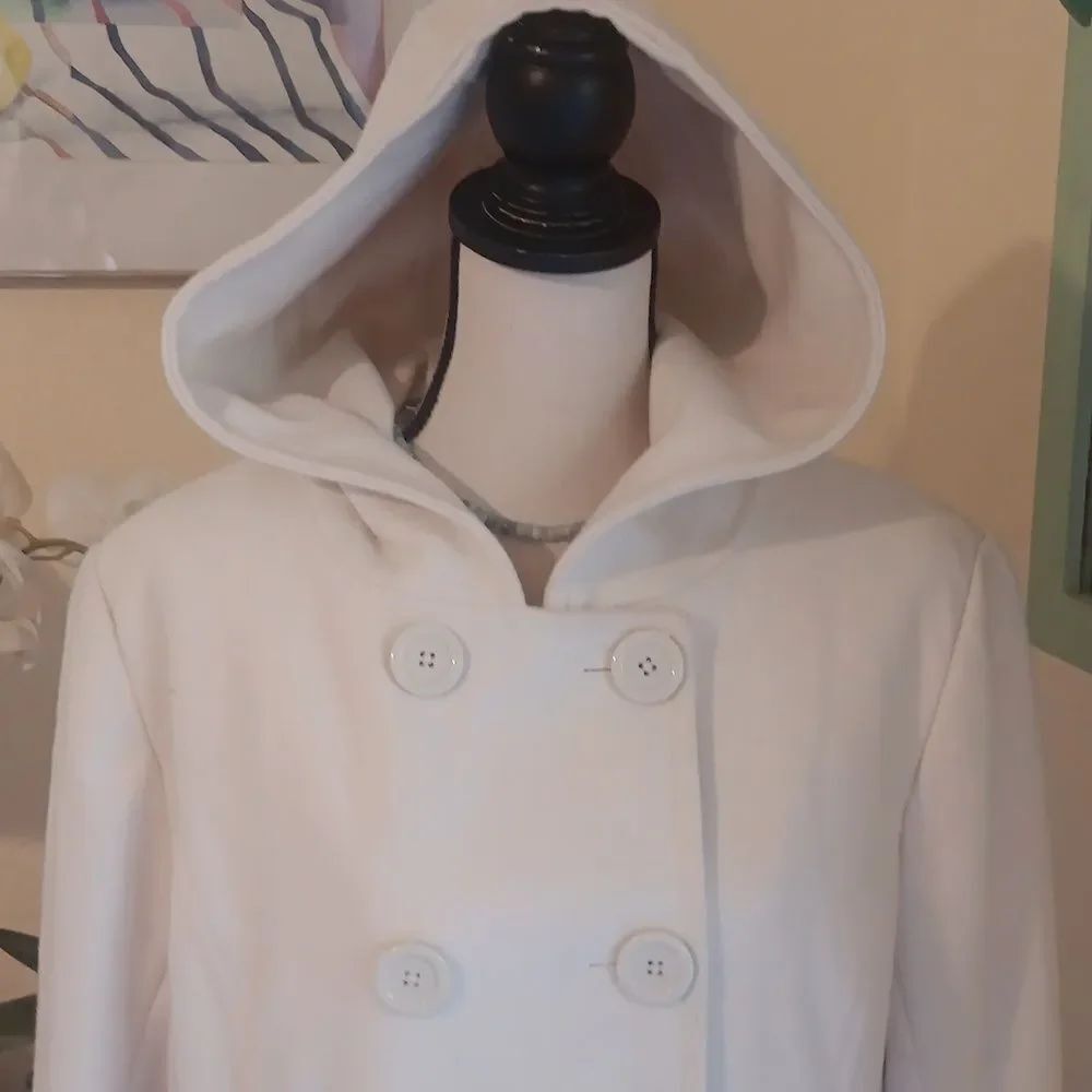 Shaver Lake White Wool Jacket. Classic. - Picture 2 of 10
